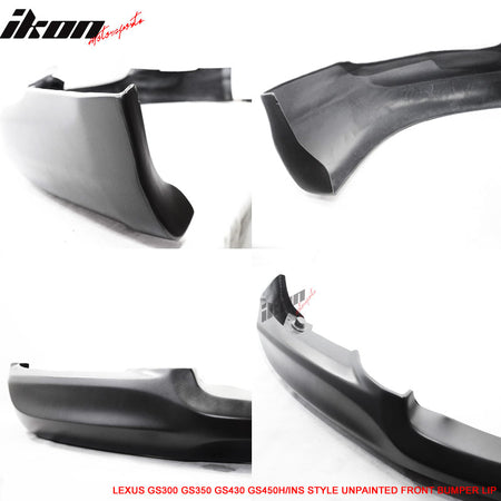 Fits 06-07 Lexus GS300 GS350 GS430 VIP Dub JDM Style Front Bumper Lip  PU