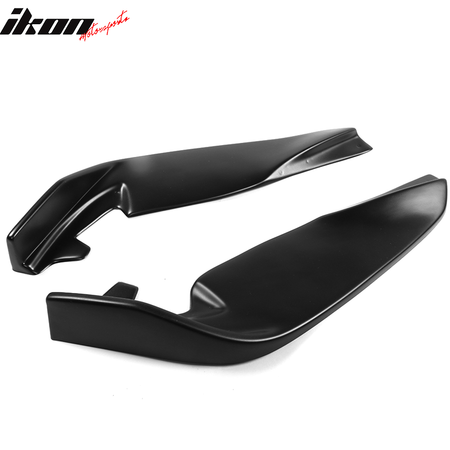 IKON MOTORSPORTS Front Bumper Lip Compatible With 2013-2015 Lexus GS350 GS450h, Front Lip Chin Spoiler IKON Style Painted PP 2 Pieces