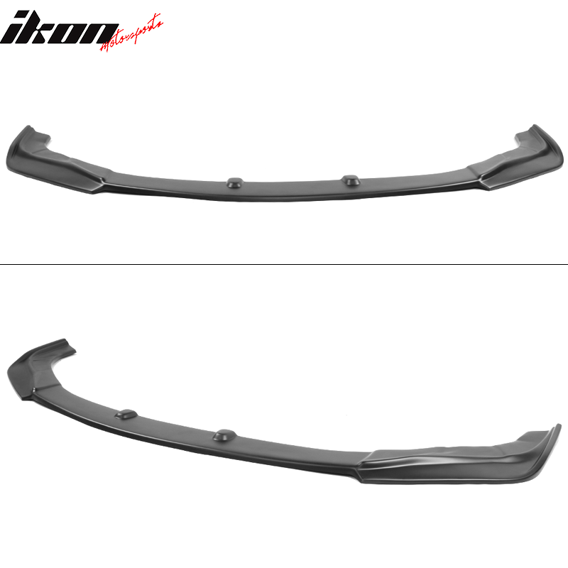 IKON MOTORSPORTS Front Bumper Lip Compatible With 2016-2019 Lexus GS Series, V2 Style Painted PP Air Dam Chin Splitter, 2017 2018