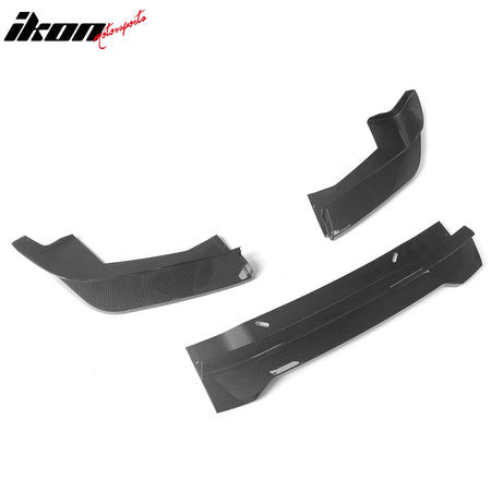 Fits 01-05 Lexus IS300 GR Style Front Bumper Lip Carbon Fiber Print PP 3PCS Set
