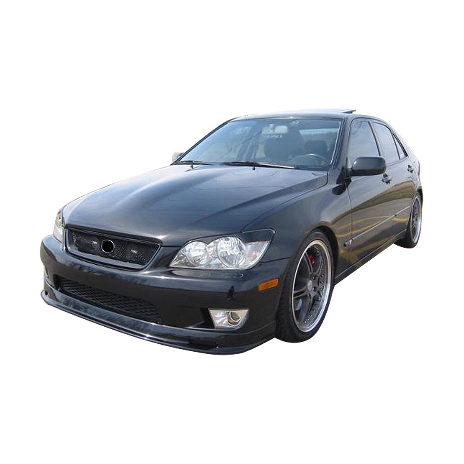 Front Bumper Lip Compatible With 2001-2005 Lexus IS300 Base Sedan, PP Guard Protection Finisher Under Chin Spoiler by IKON MOTORSPORTS, 2002 2003 2004