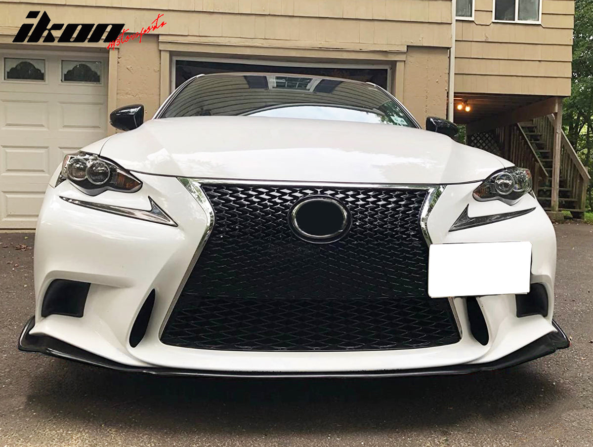 Fits 14-16 Lexus IS250 IS300 IS350 IS200t F Sport AG Style Front Bumper Lip - PU