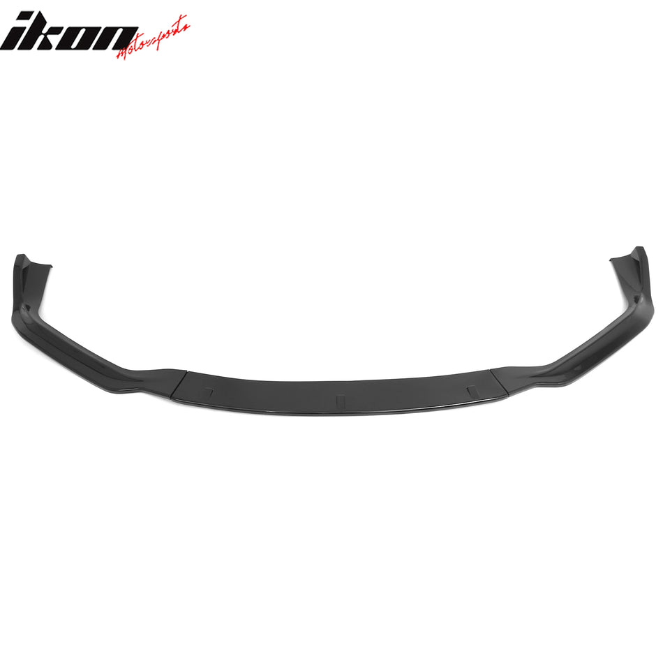 2014-2016 Lexus IS F Sport Sedan IKON 2 Style Front Bumper Lip Lower Spoiler 3PCS Gloss Black PP