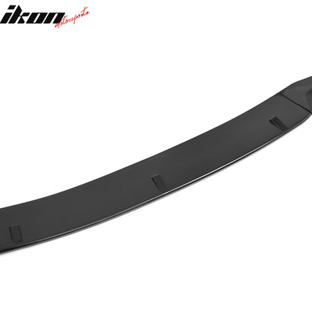 Fits 14-16 Lexus IS F Sport Sedan IKON 2 Style Front Bumper Lip Gloss Black 3PCS