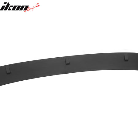 Fits 14-16 Lexus IS F Sport Sedan IKON 2 Style Front Bumper Lip Matte Black 3PCS