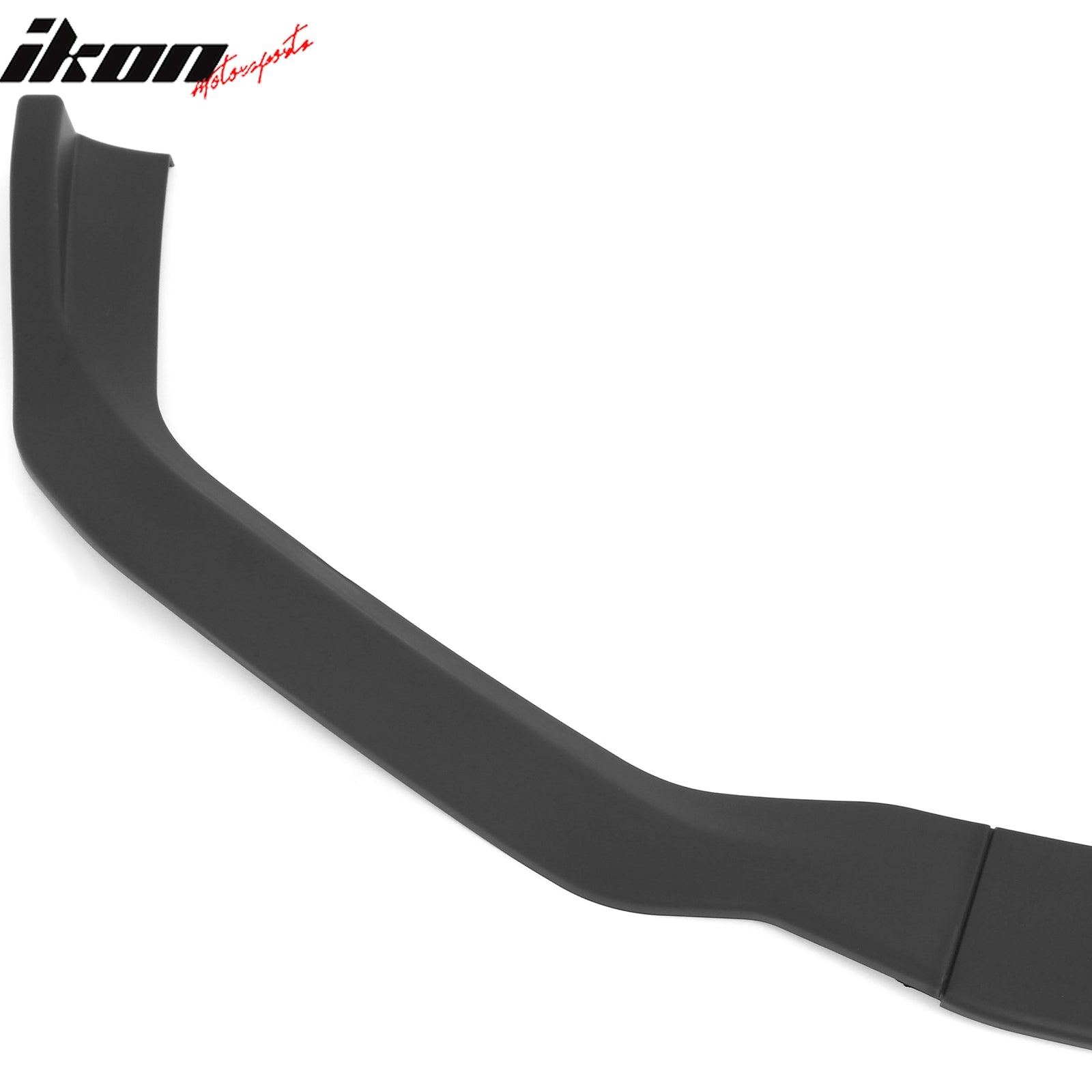 Fits 14-16 Lexus IS F Sport Sedan IKON 2 Style Front Bumper Lip Matte Black 3PCS