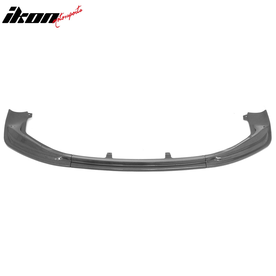 2014-2016 Lexus IS F Sport 4Dr IKON 3 Style Front Bumper Lip Carbon Fiber Print PP