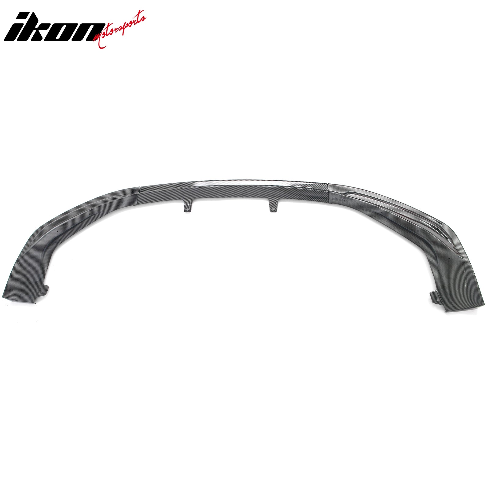 Fits 14-16 Lexus IS F Sport 4Dr IKON 3 Style Front Bumper Lip Carbon Fiber Print