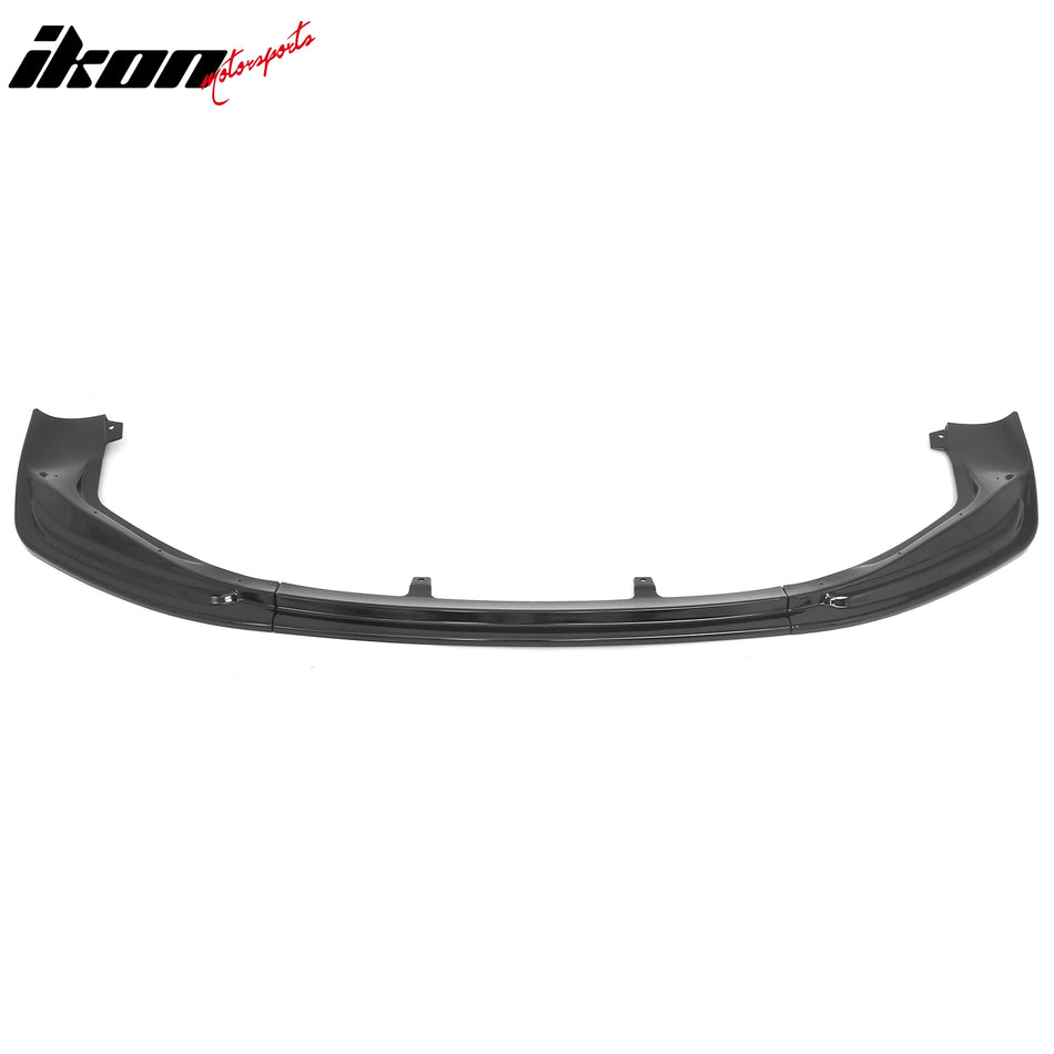 2014-2016 Lexus IS F Sport 4Dr IKON 3 Style 3PCS Front Bumper Lip Gloss Black PP