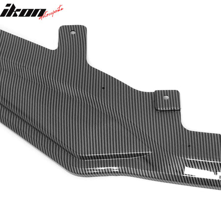 Fits 17-20 Lexus IS-Series IKON Style Front Bumper Lip Carbon Fiber Print 3PCS