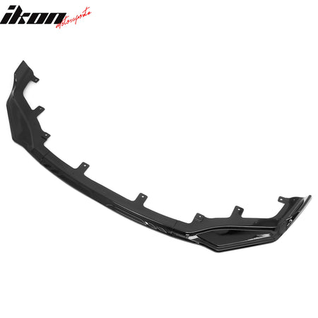 Fits 17-20 Lexus IS-Series IKON Style Front Bumper Lip Spoiler Gloss Black 3PCS