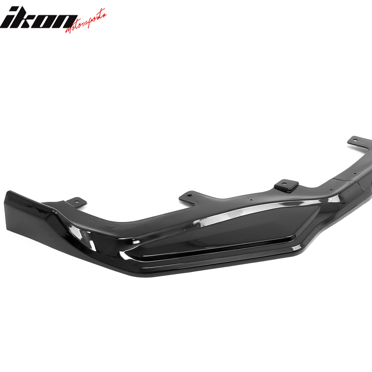 Fits 17-20 Lexus IS-Series IKON Style Front Bumper Lip Spoiler Gloss Black 3PCS