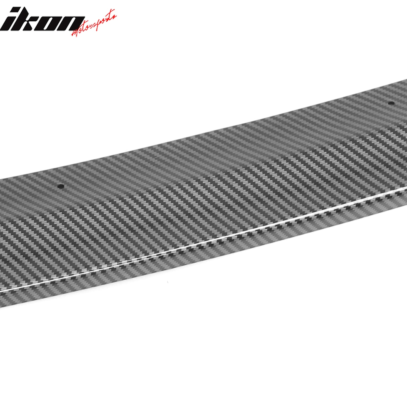 Fits 17-20 Lexus IS IKON Style PP Front Bumper Lip Carbon Fiber Print 3PCS Set