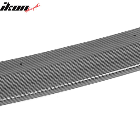 Fits 17-20 Lexus IS IKON Style PP Front Bumper Lip Carbon Fiber Print 3PCS Set