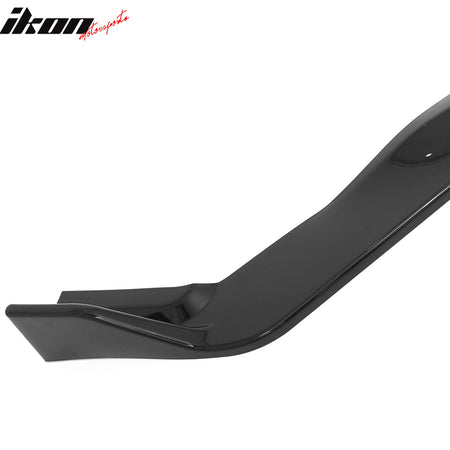 Fits 17-20 Lexus IS IKON Style PP Front Bumper Lip Spoiler Gloss Black 3PCS Set