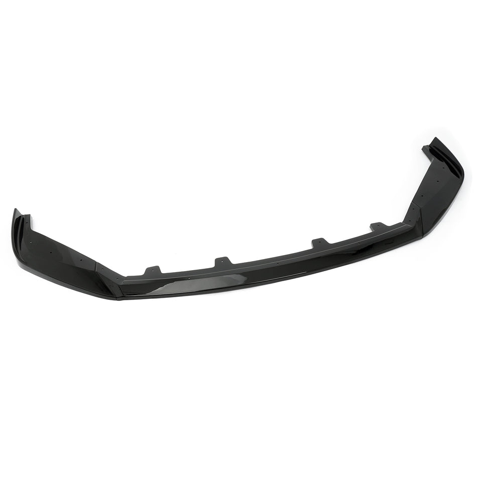 IKON MOTORSPORTS Front Bumper Lip, Compatible with 2022-2025 Lexus IS500 F Sport, Ikon Style Gloss Black PP Injection Air Dam Chin Spoiler Protector Splitter 3PCS