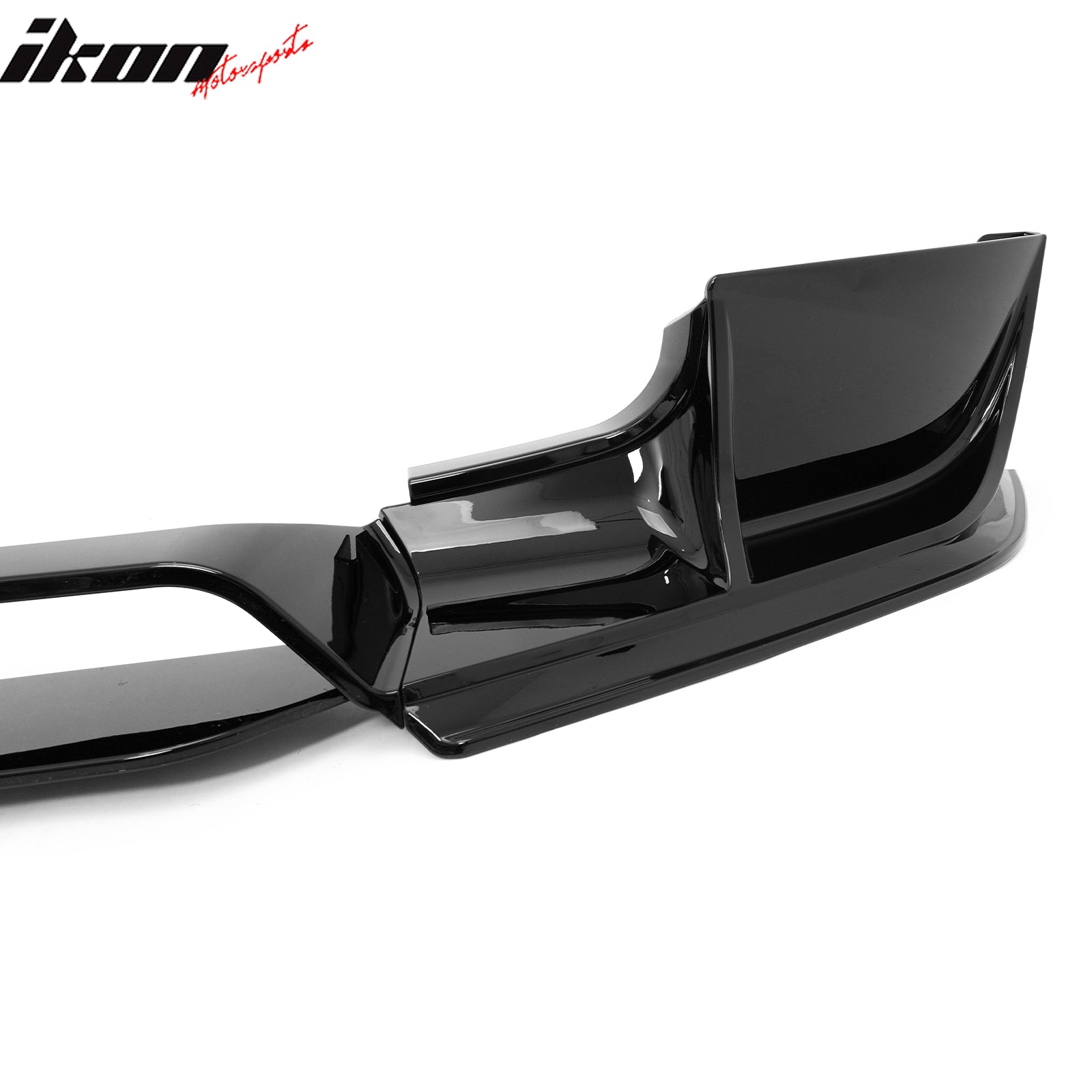Fits 20-26 Land Rover Defender 90/110/130 Front Bumper Lip Gloss Black Spoiler