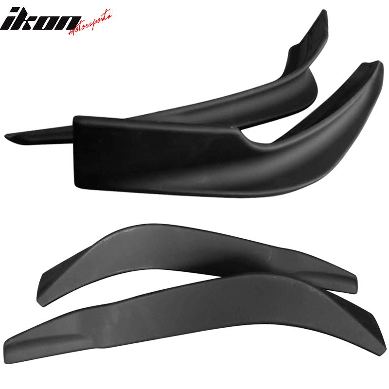 Fits 16-17 Mazda 6 Front Bumper Lip Side Splitter ABS Painted
