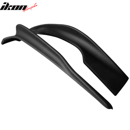 Fits 16-17 Mazda 6 2PCS Front Bumper Lip Splitter Spoiler Winglet Unpainted ABS