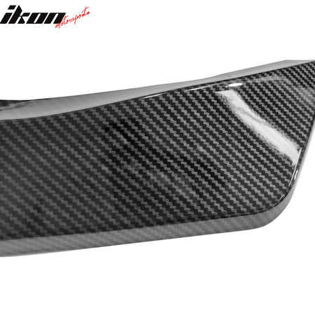 For 19-22 Benz C-Class C43 AMG C300 BR Style Front Bumper Lip Carbon Fiber Print