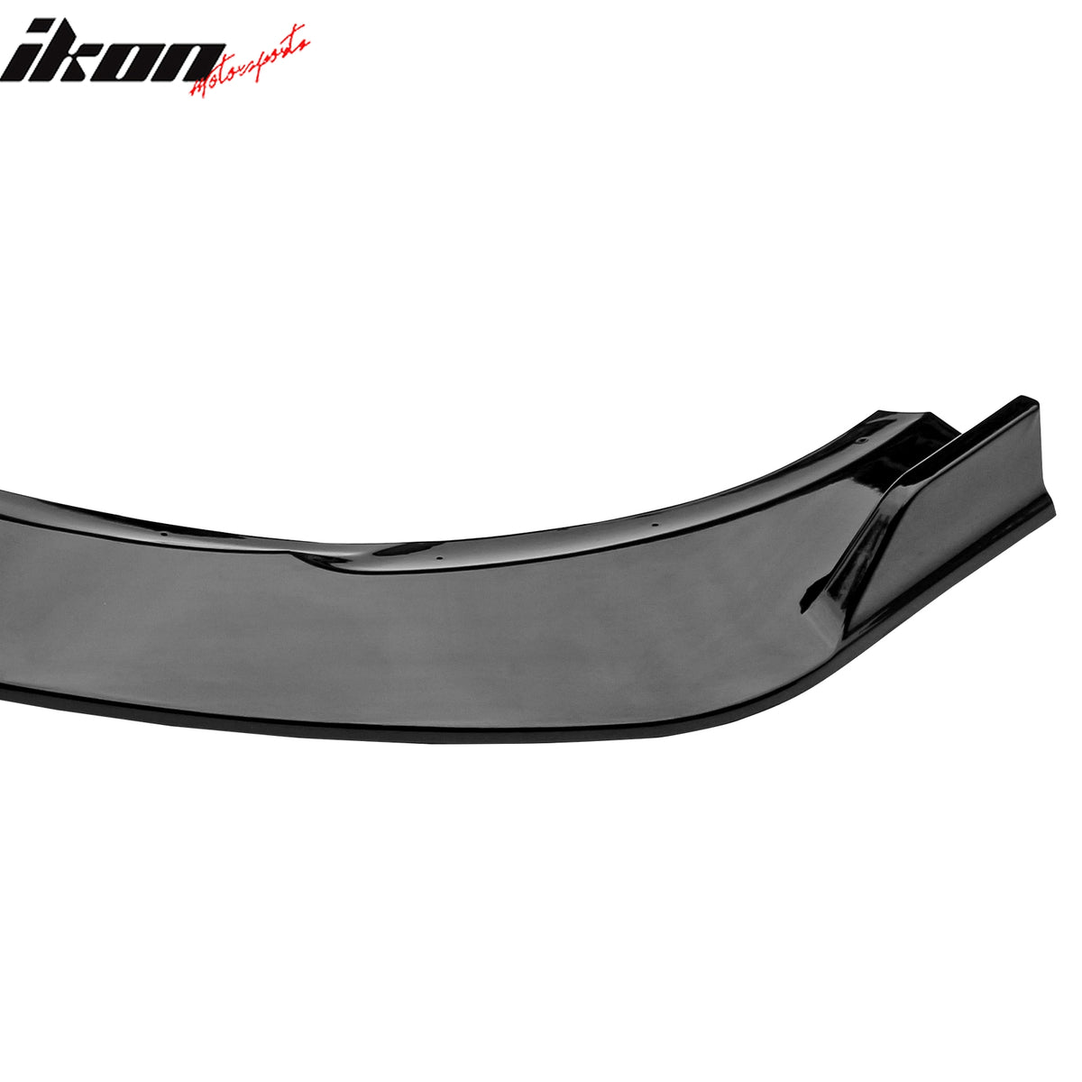 For 19-22 Benz W205 C-Class C200 C300 C180 BR Style Front Bumper Lip Gloss Black
