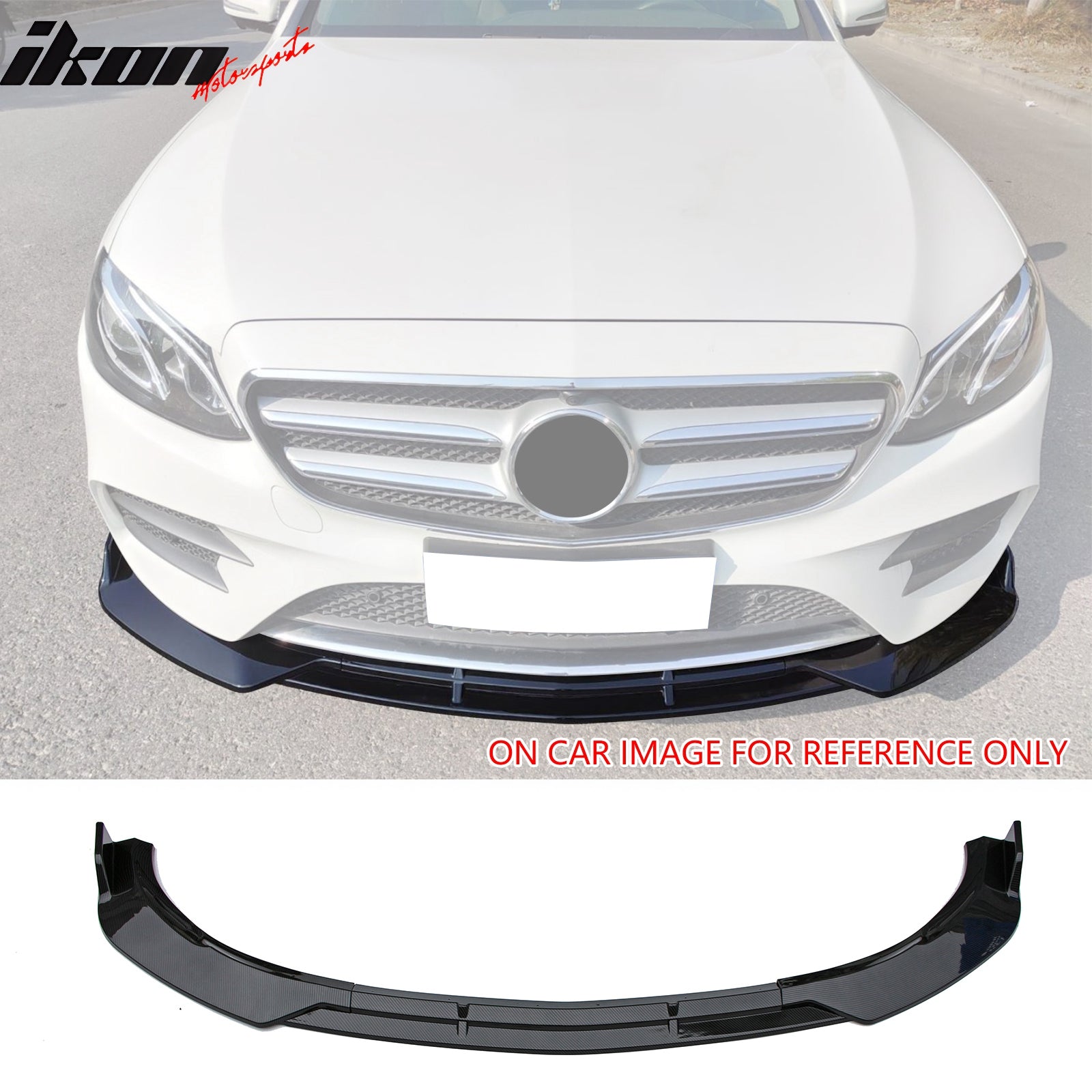IKON MOTORSPORTS Front Bumper Lip, Compatible with 2017-2020 Mercedes ...