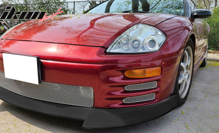 Fits 00-02 Mitsubishi Eclipse SS Style Front Bumper Lip Spoiler Unpainted PU