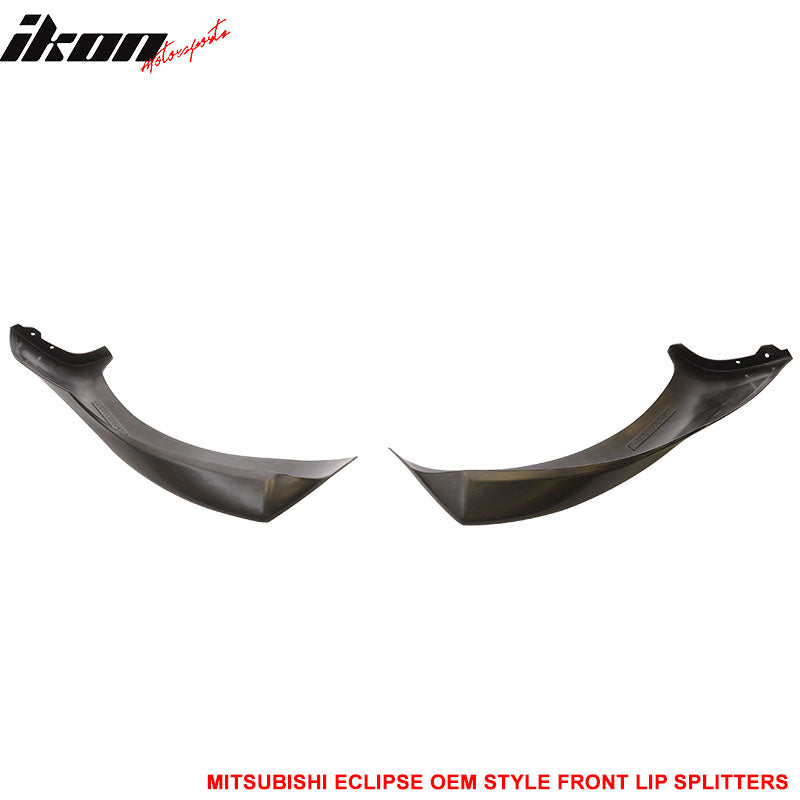 Fits 06-08 Mitsubishi Eclipse OE Factory Style Front Bumper Lip Splitter