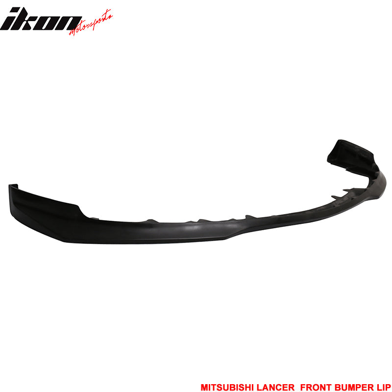 Fits 06-07 Mitsubishi Lancer EVO 9 Ralli Style Unpainted Front Bumper Lip PU