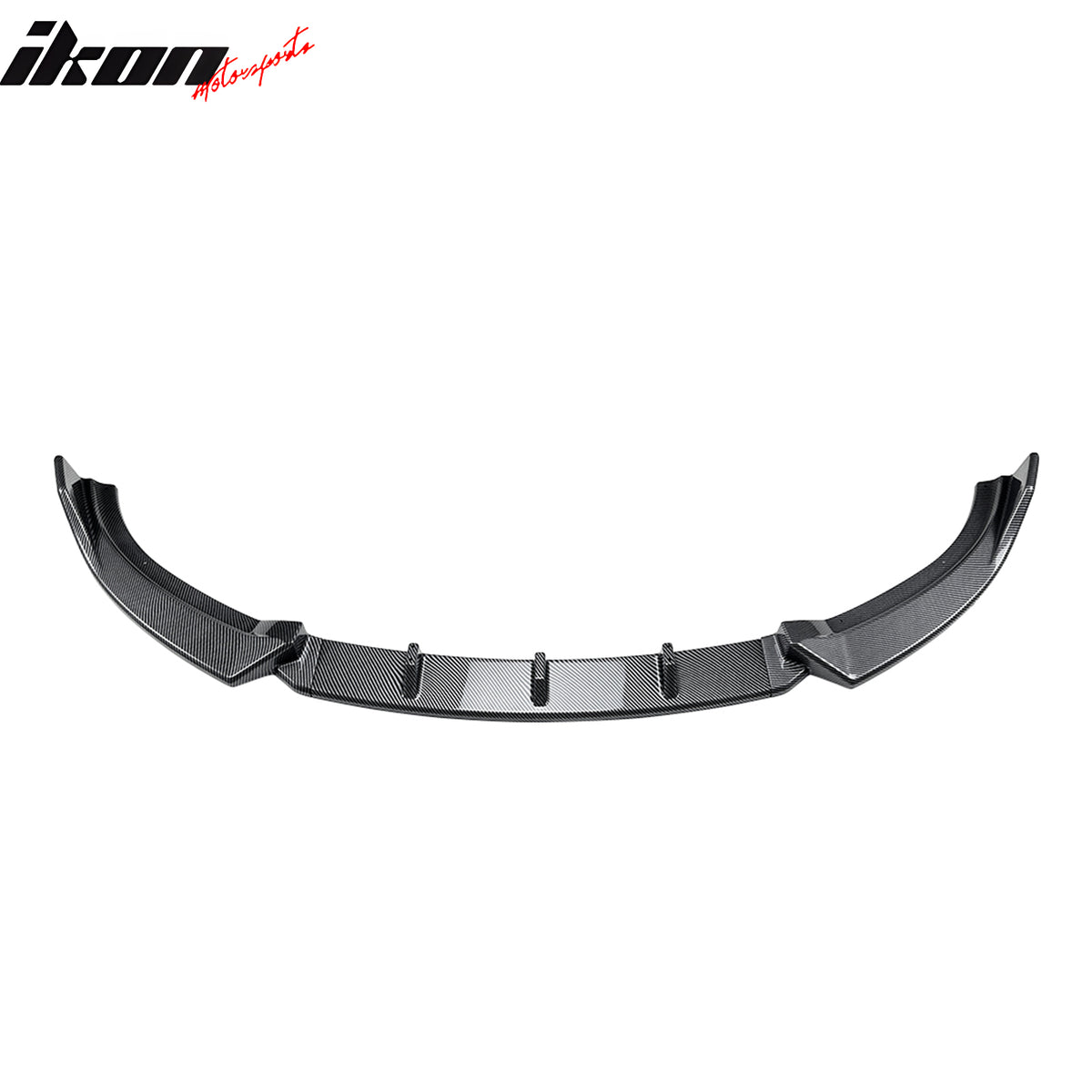 Fits 09-12 Mazda MX-5 Miata Carbon Fiber Print Front Bumper Lip IKON Style 3PCS