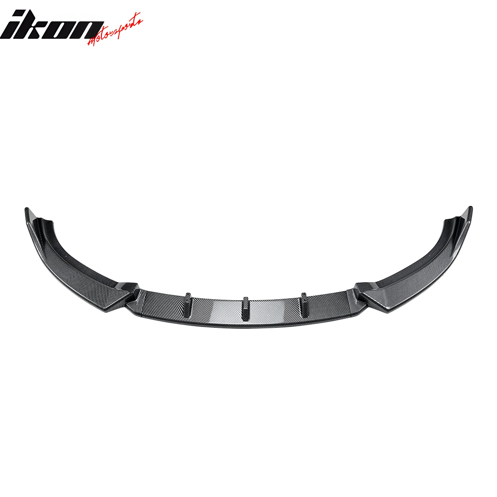 Fits 09-12 Mazda MX-5 Miata Carbon Fiber Print Front Bumper Lip IKON Style 3PCS