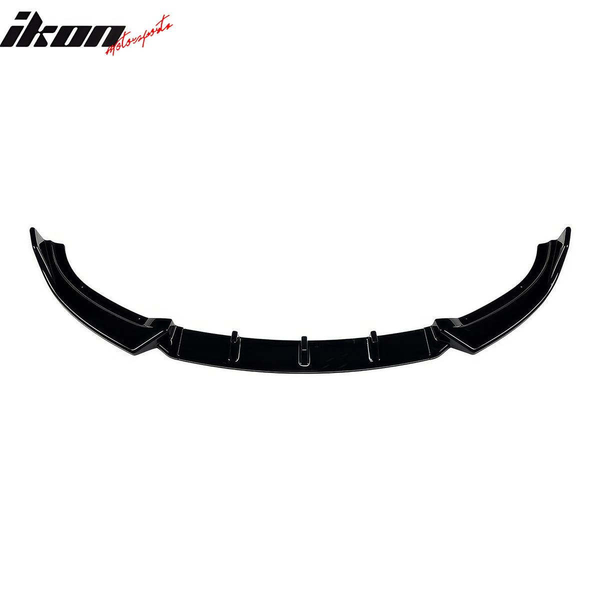 Fits 09-12 Mazda MX-5 Miata Gloss Black Front Bumper Lip IKON Style Spoiler 3PCS