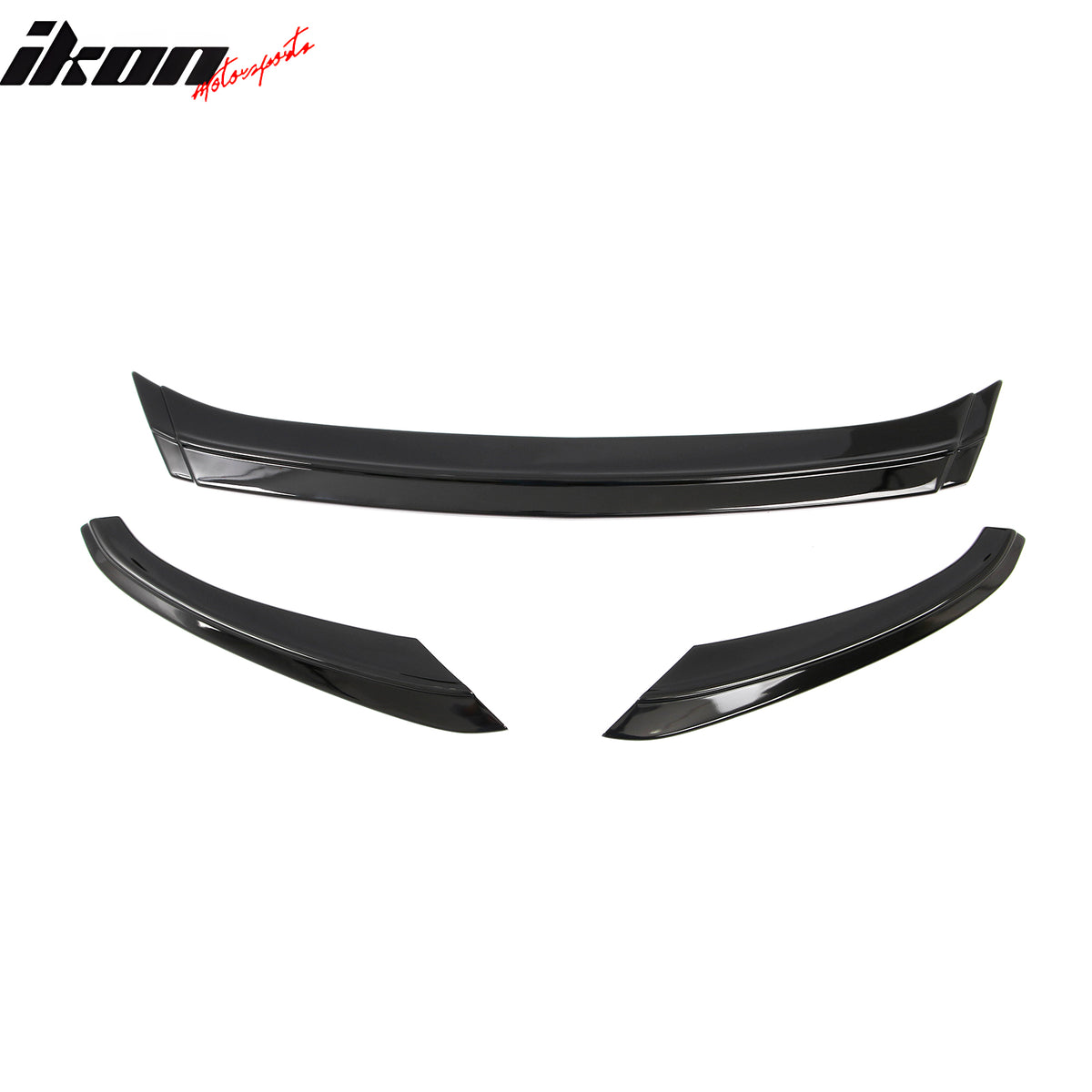 Fits 16-24 Mini F54 Cooper Clubman S MX Style Front Bumper Lip Gloss Black 3PCS