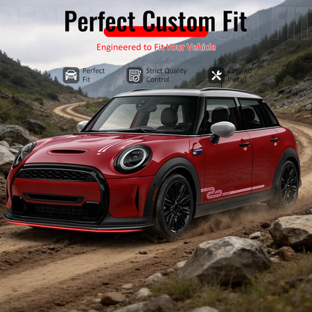 Fit 2022-2024 Mini Cooper F55 F56 Hardtop Hatchback Front Bumper Lip