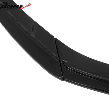 Fits 22-24 Mini Cooper F55 F56 Hatchback MX Style Front Bumper Lip Gloss Black