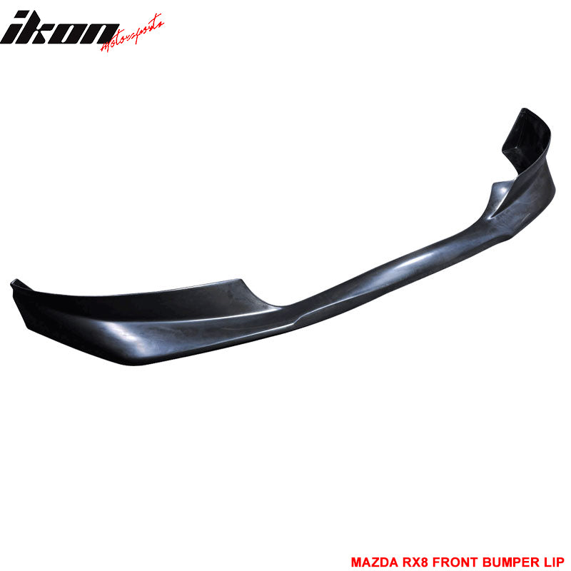 Fits 04-08 Mazda RX-8 Coupe 4DR EVO Style Front Bumper Lip Spoiler Splitter - PU