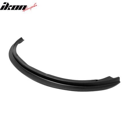 IKON MOTORSPORTS Front Bumper Lip, Compatible with 2013-2015 Mazda MX-5 Miata, MDA Style Unpainted Black PU Polyurethane Air Dam Chin Spoiler Protector Splitter