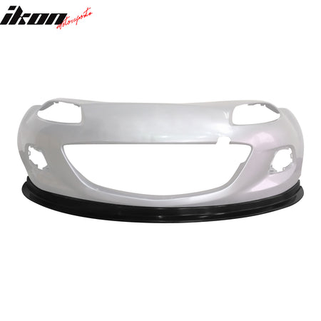 Fits 13-15 Mazda MX-5 Miata Unpainted Front Bumper Lip Spoiler Guard MDA Style