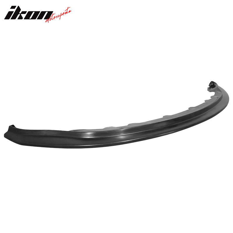 IKON MOTORSPORTS, Front Bumper Lip Compatible With 2003-2005 Nissan Fairlady Z33 350Z, IKON V7 Style Black PU Air Dam Chin Spoiler Splitter, 2004