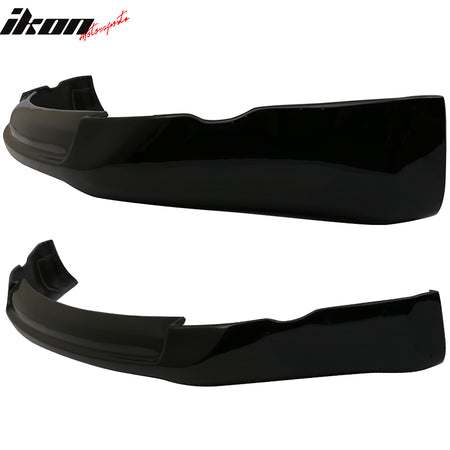 Fits 03-05 Nissan 350Z ING-S Style Front Bumper Lip Spoiler Painted #KH3 Black