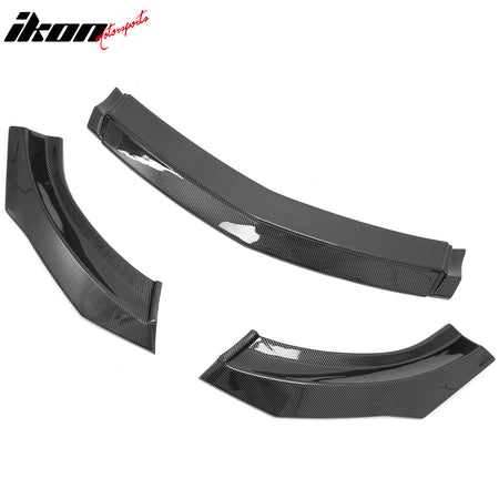 Fits 23-26 Nissan Z IKON Style Front Bumper Lip Chin Spoiler Carbon Fiber Print