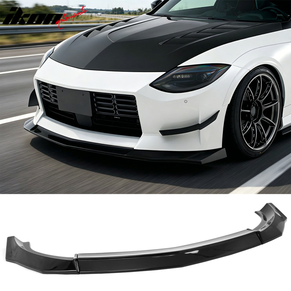 2023-2026 Nissan Z 400Z IKON Style Gloss Black Front Bumper Lip ABS