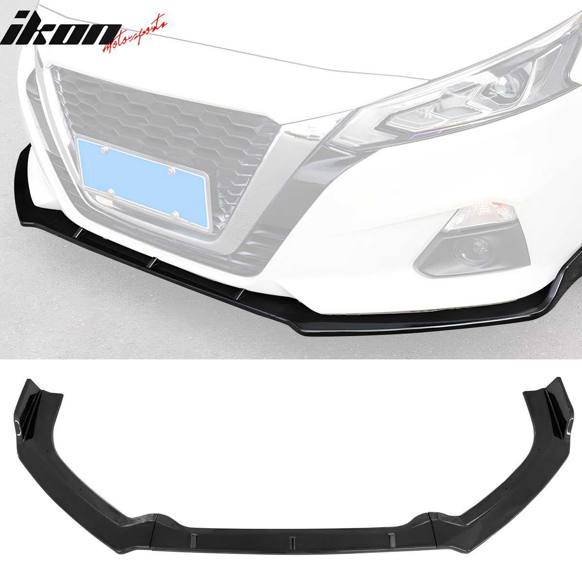 For 19-22 Nissan Altima IKON Front Bumper Lip Spoiler PP 3PCS