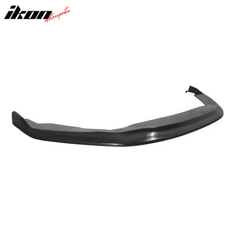 IKON MOTORSPORTS Front Bumper Lip, Compatible with 2019-2023 Nissan Maxima, IK CS Style Unpainted Black PU Polyurethane Air Dam Chin Spoiler Protector Splitter 1Piece