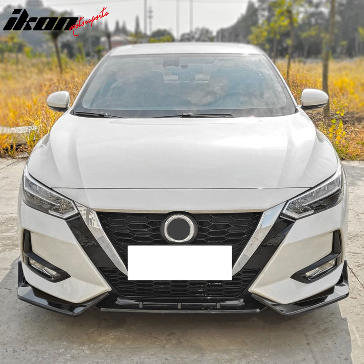 For 20-23 Nissan Sentra B18 Skyline Front Bumper Lip Chin Spoiler Gloss Black PP