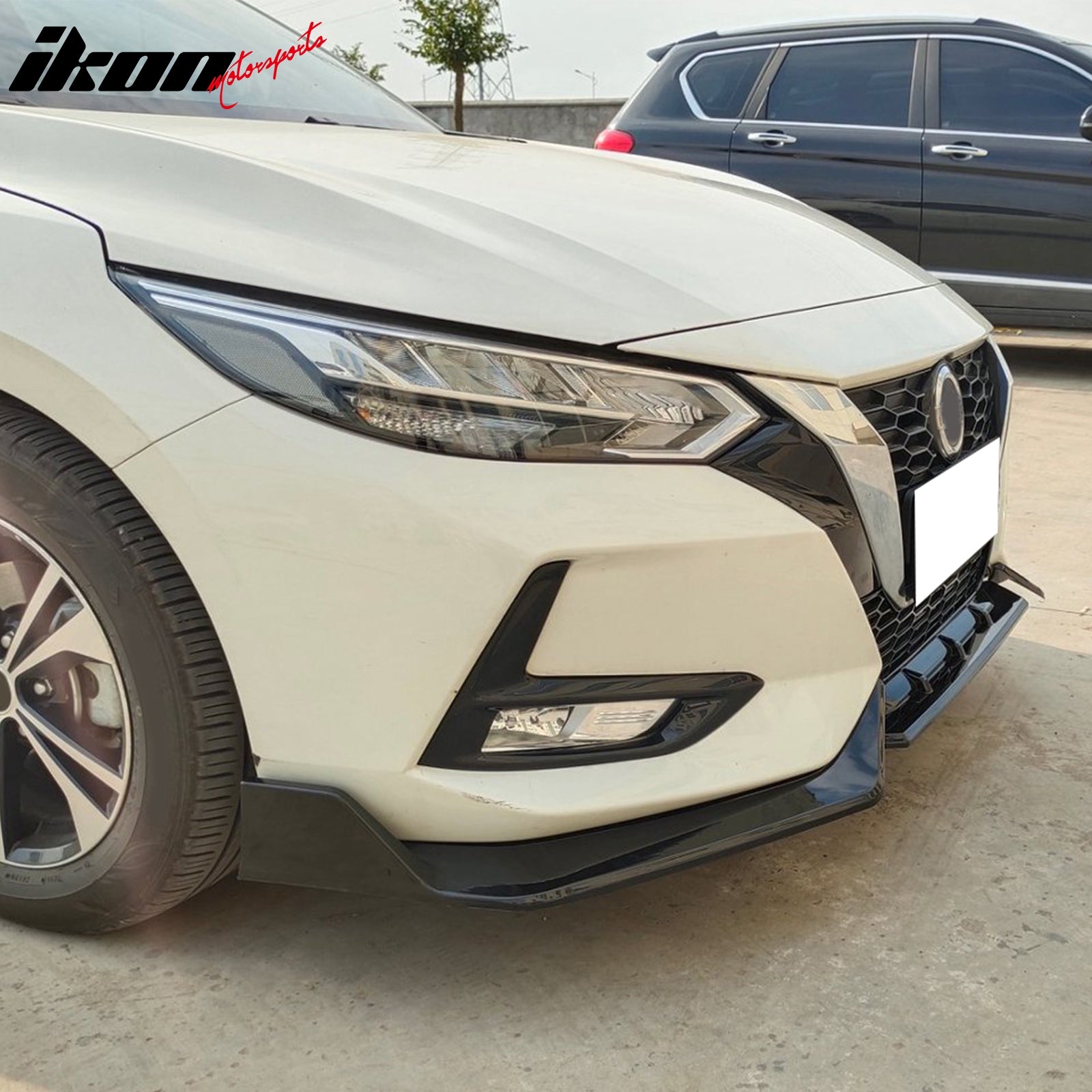 For 20-23 Nissan Sentra B18 Skyline Front Bumper Lip Chin Spoiler Gloss Black PP