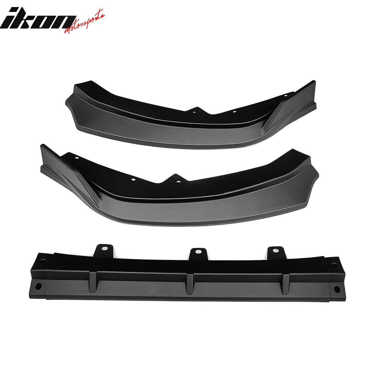 Fits 2024 Nissan Sentra IKON Front Bumper Lip Spoiler PP 3PCS