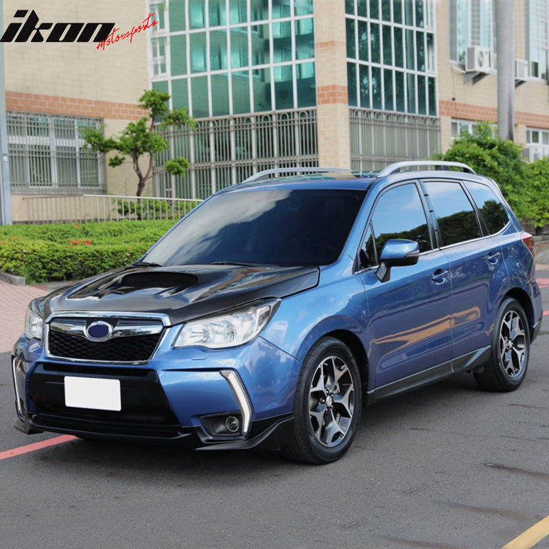 Fit 2014-2018 Subaru Forester XT Factory Style Front Lip Unpainted Black