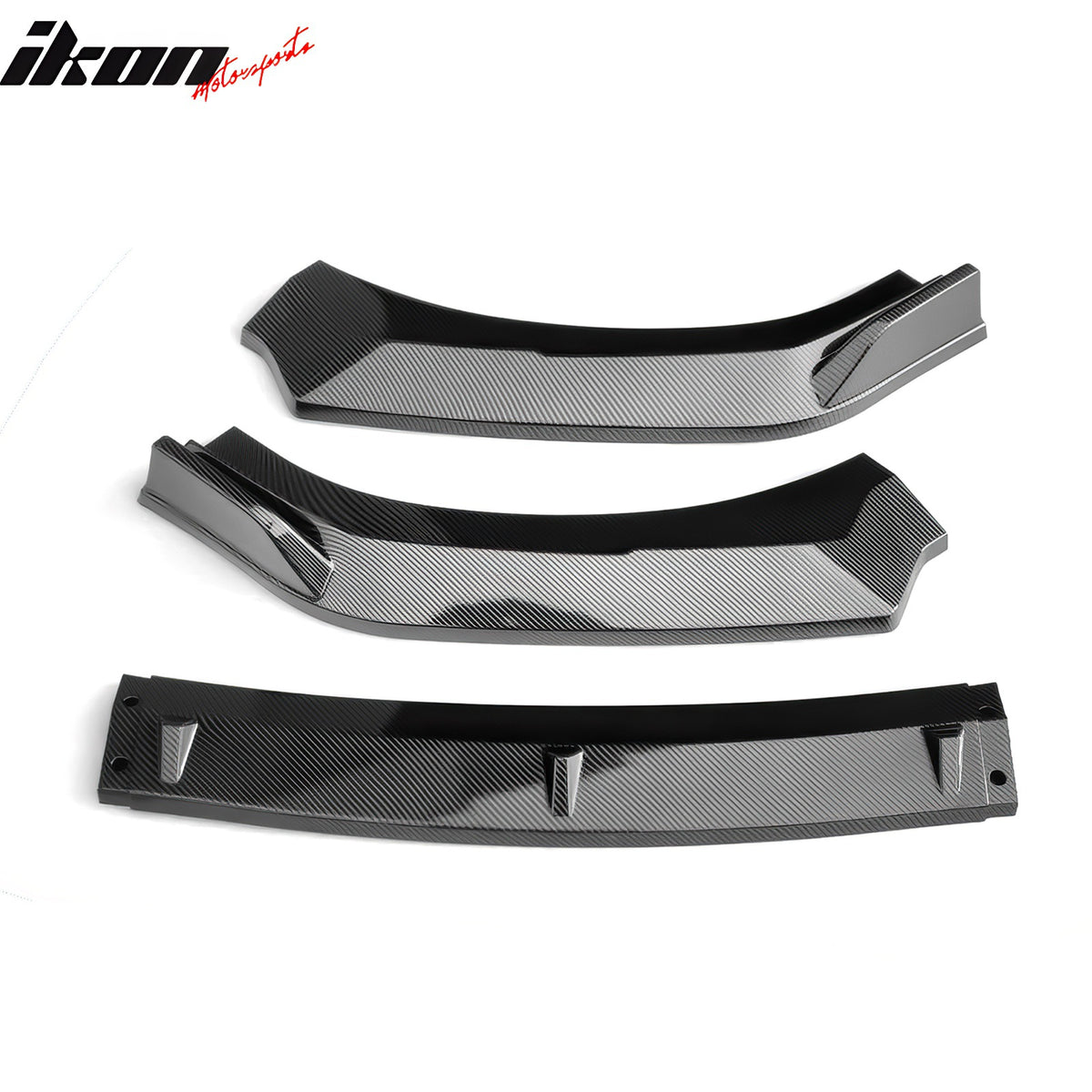 Fits 22-24 Subaru BRZ ZD8 JDM 2 Style Carbon Fiber Print Front Bumper Lip 3PCS