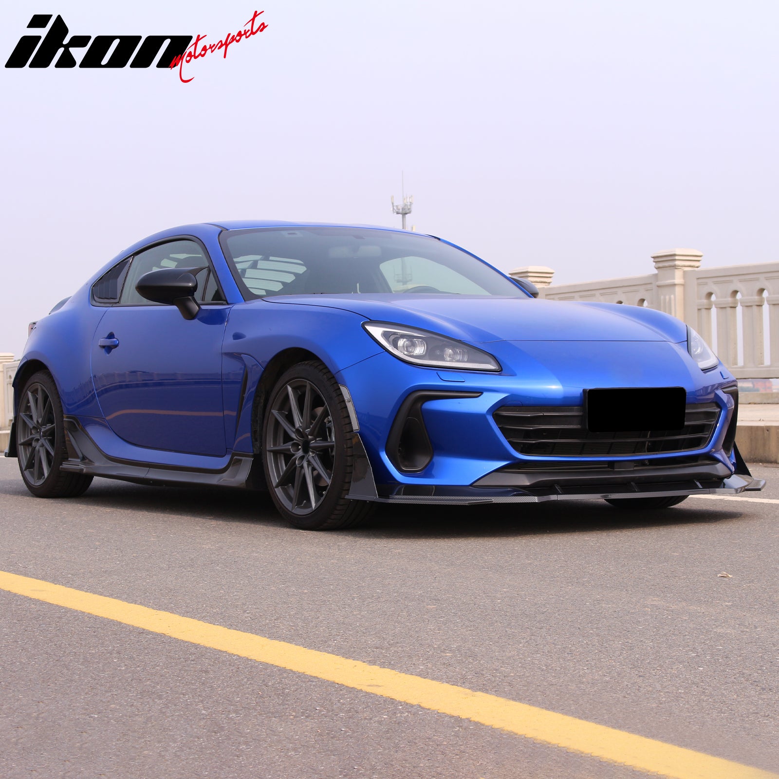 IKON MOTORSPORTS Front Bumper Lip, Compatible with 2022-2024 Subaru BRZ ...